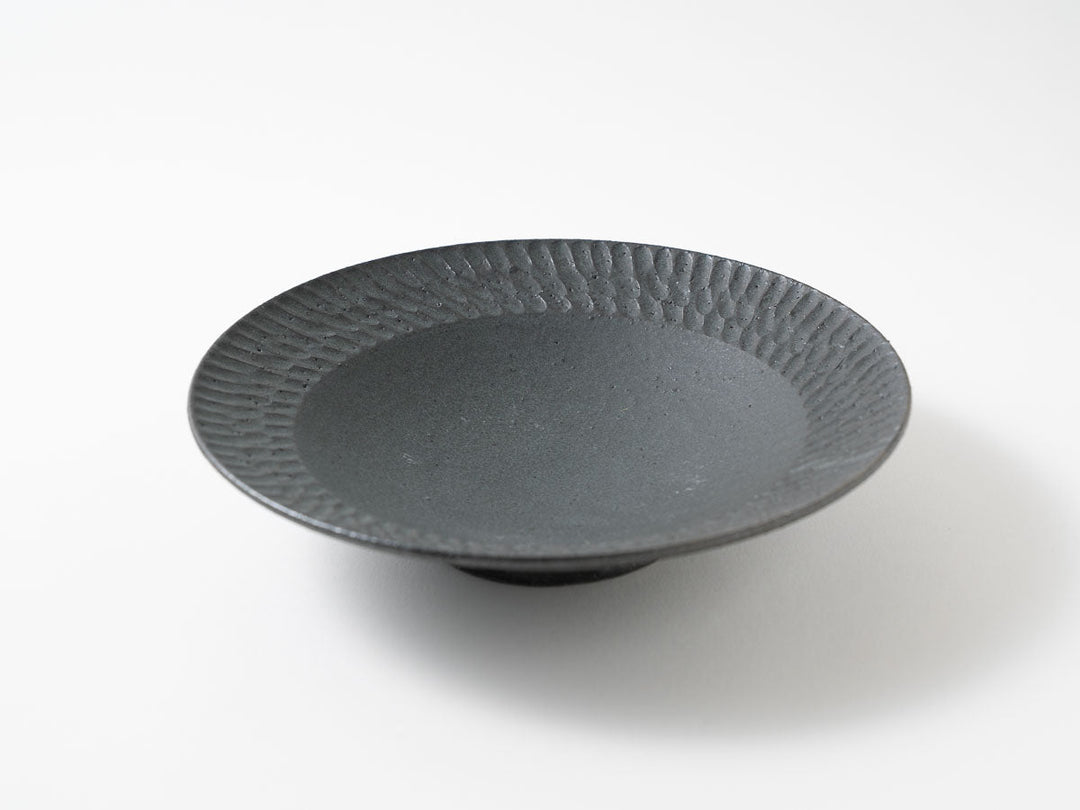 Rim Plate, Medium, Green — Hand-Glazed Japanese Pottery by Masanori Yamamoto