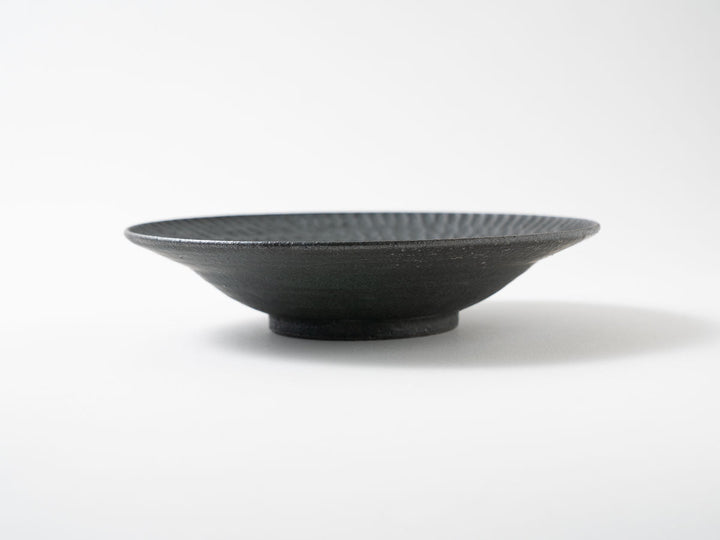 Rim Plate, Medium, Green — Hand-Glazed Japanese Pottery by Masanori Yamamoto