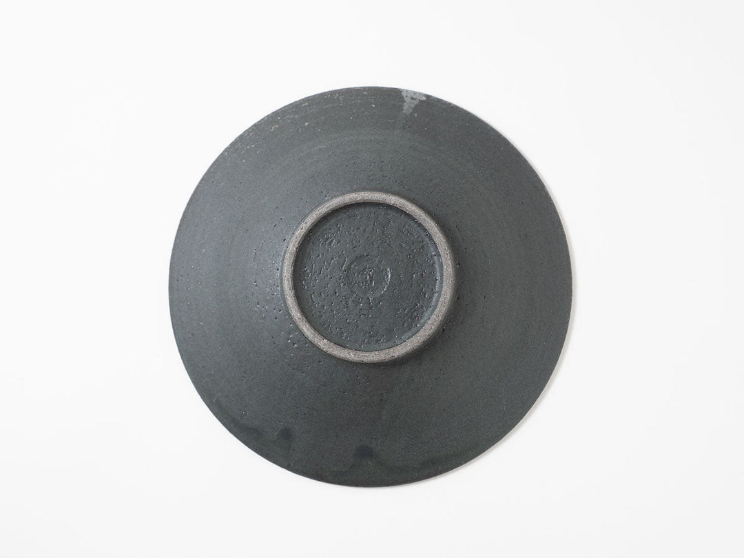 Rim Plate, Medium, Green — Hand-Glazed Japanese Pottery by Masanori Yamamoto