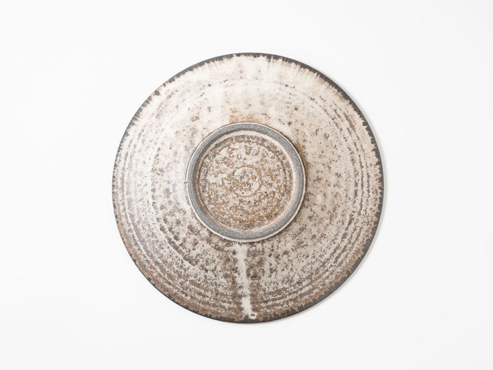 Rim Plate, Medium, White — Hand-Glazed Japanese Pottery by Masanori Yamamoto