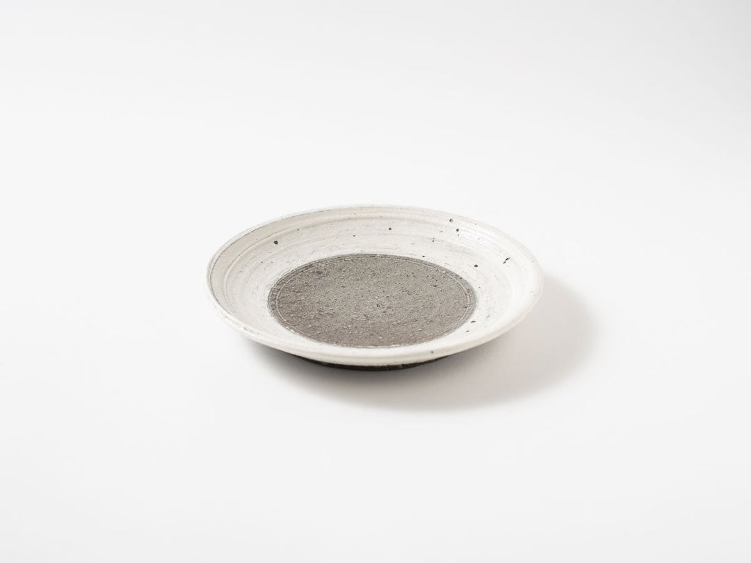 Brush Pattern Plate (17cm) - Crafted By Hitoshi Kato