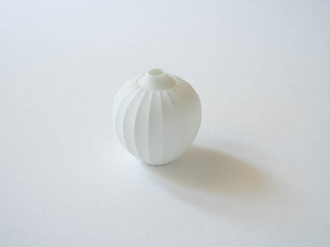 Single Flower Vase Carved - Crafted By Yamahira Kiln