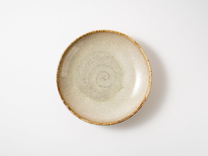 Straw Ash Crystal Glazed 6-Sun Bowl
