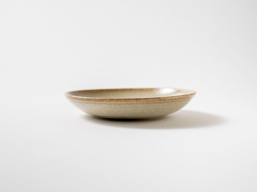 Straw Ash Crystal Glazed 6-Sun Bowl