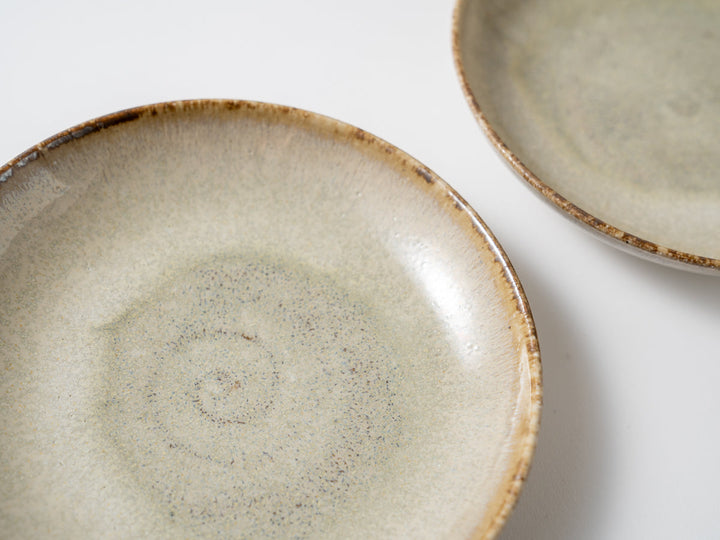 Straw Ash Crystal Glazed 6-Sun Bowl