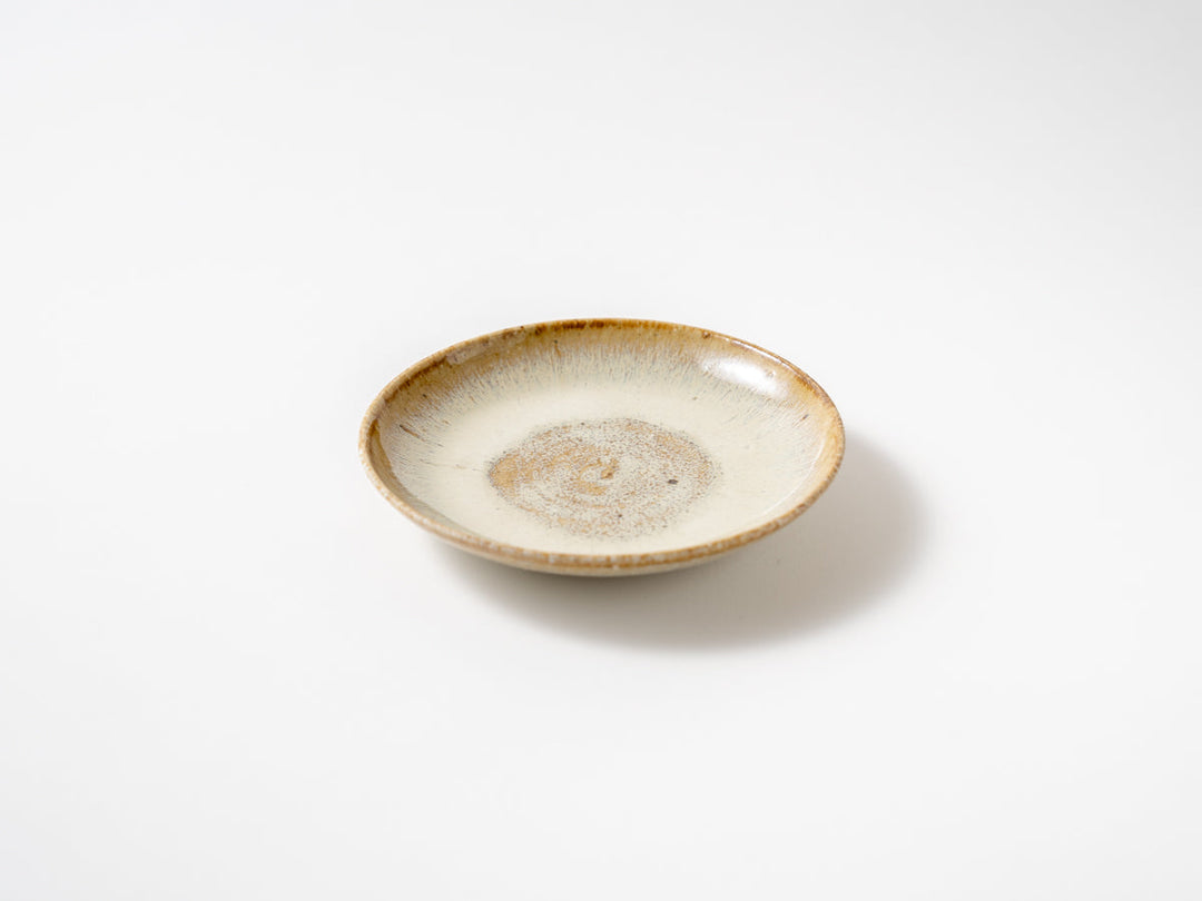 Straw Ash Crystal Glazed 5-Sun Bowl