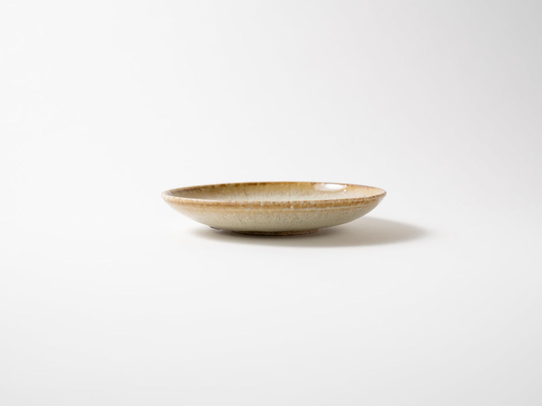 Straw Ash Crystal Glazed 5-Sun Bowl