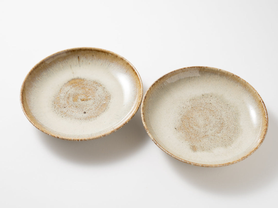 Straw Ash Crystal Glazed 5-Sun Bowl