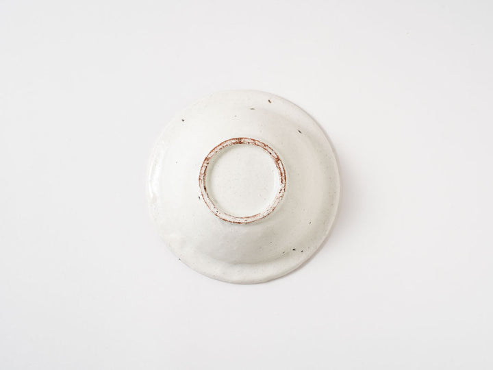 White Slip Ribbed Rim Bowl (Small) - Crafted By Hitoshi Kato