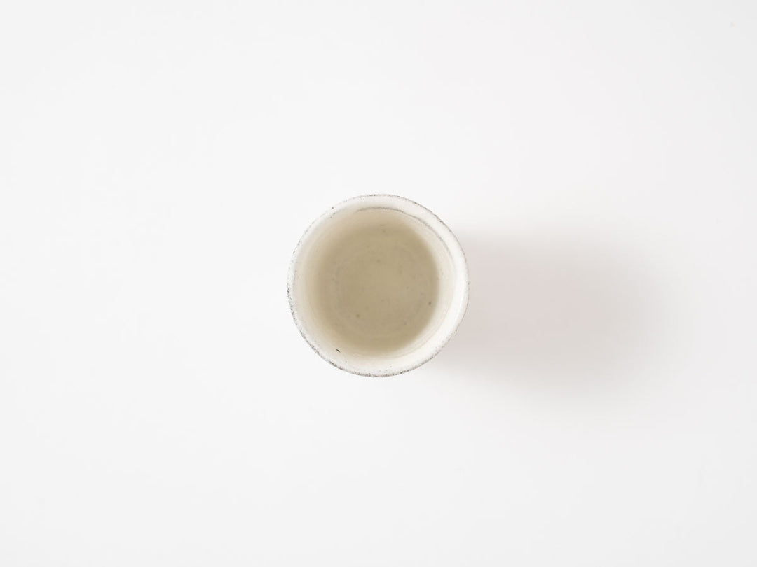White Slip Faceted Cup SS - Crafted By Hitoshi Kato