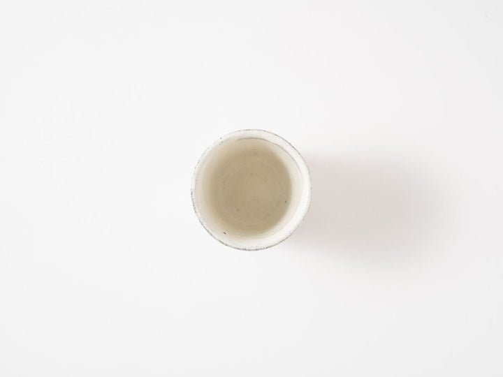 White Slip Faceted Cup SS - Crafted By Hitoshi Kato