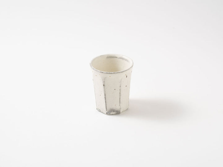 White Slip Faceted Cup SS - Crafted By Hitoshi Kato