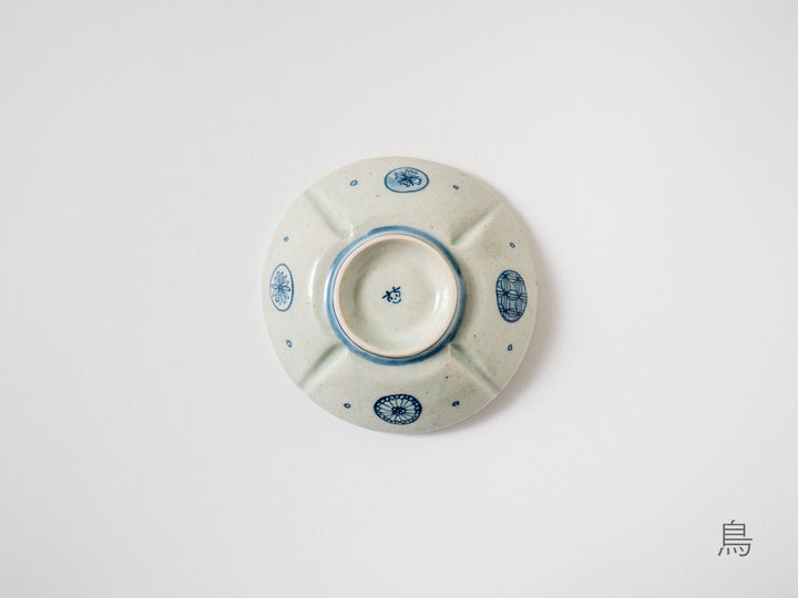 Round Arabesque Small Plate - Crafted By Sachiko Niijima