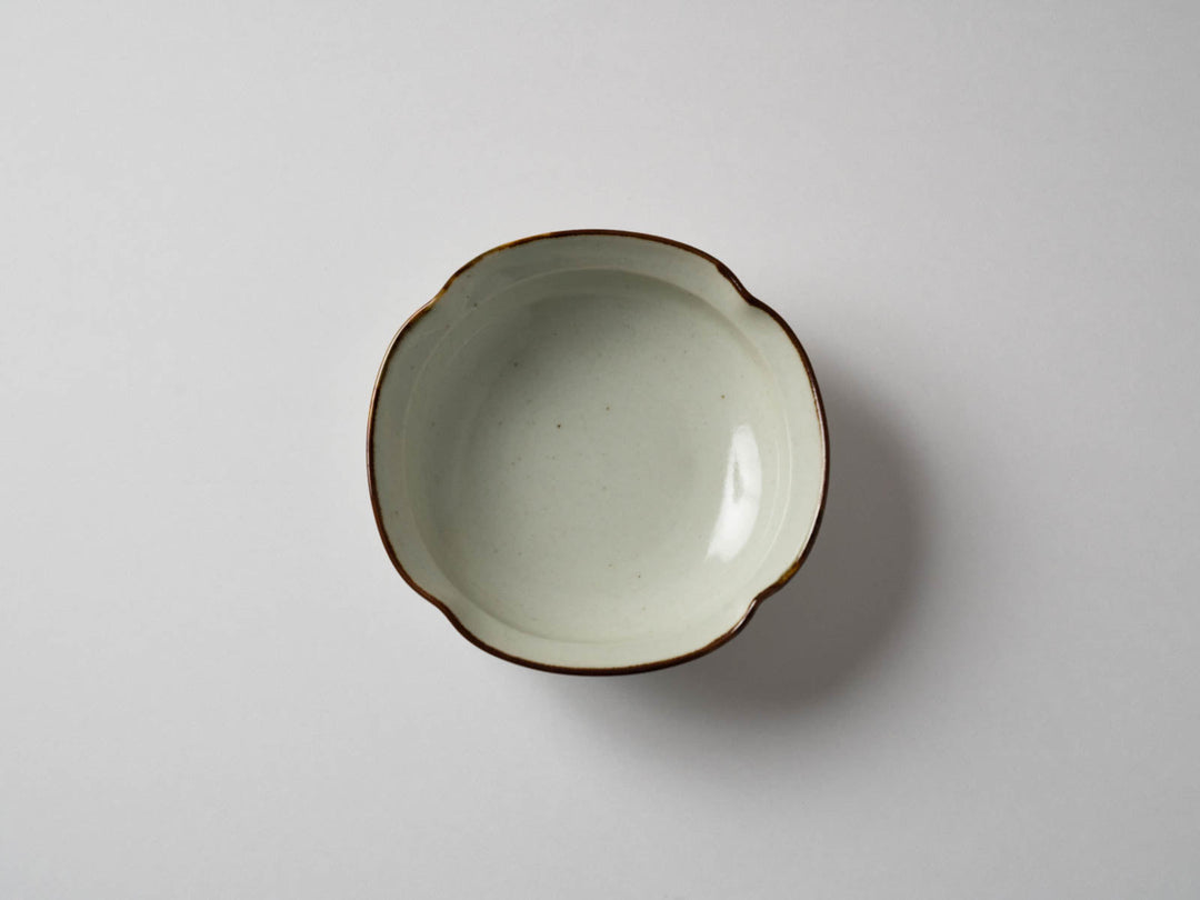 Rim Square Small Bowl Rusted Edge Richo - Crafted By Koyang Kiln