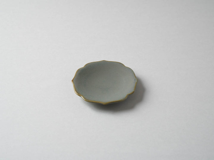 Light Rikyu Bellflower 4.5-Sun Plate - Crafted By Toetsu Kiln
