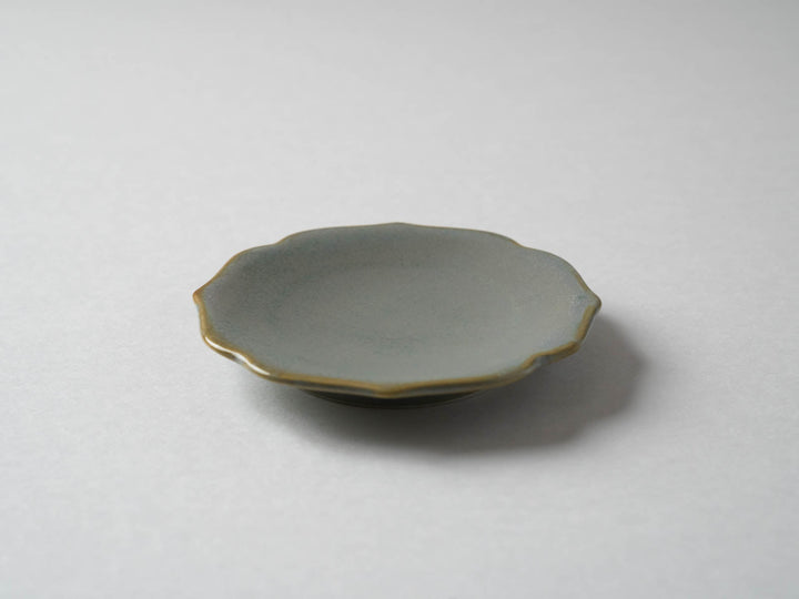 Light Rikyu Bellflower 4.5-Sun Plate - Crafted By Toetsu Kiln