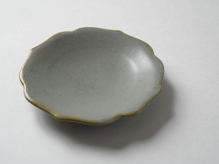 Light Rikyu Bellflower 4.5-Sun Plate - Crafted By Toetsu Kiln