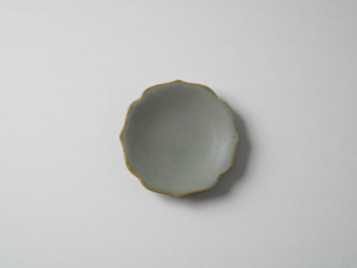Light Rikyu Bellflower 4.5-Sun Plate - Crafted By Toetsu Kiln