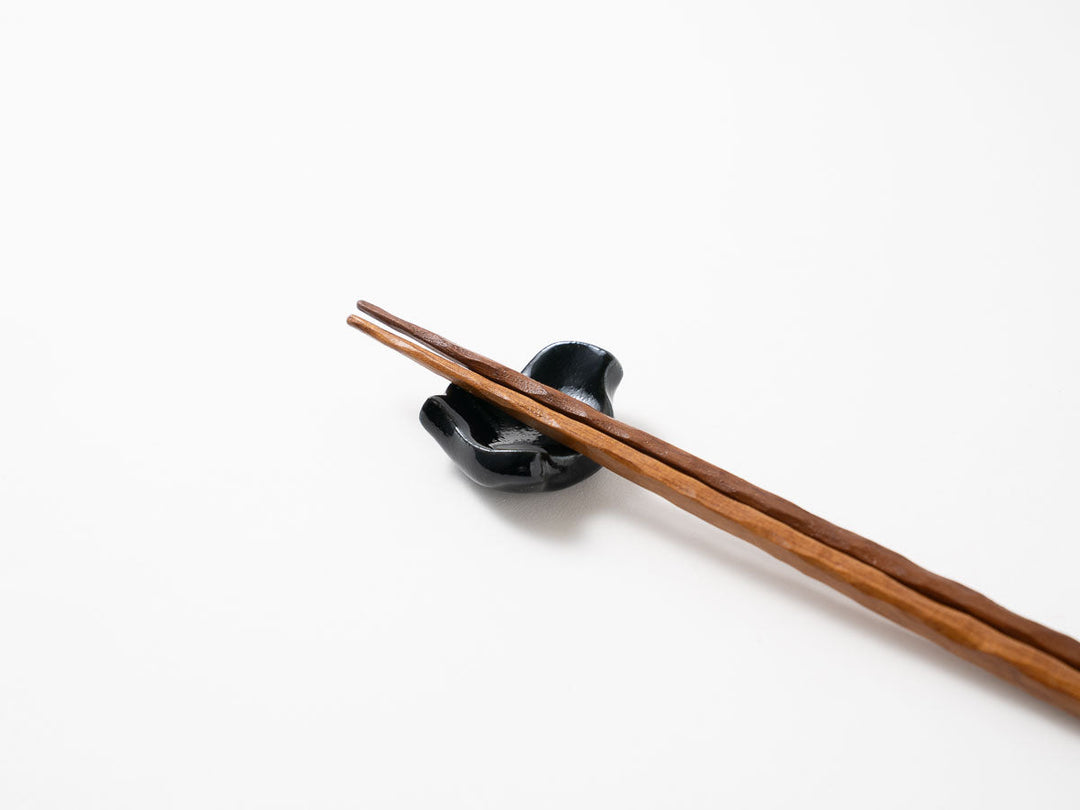 Ruri Glaze Chopstick Rest - Crafted By Hitoshi Kato