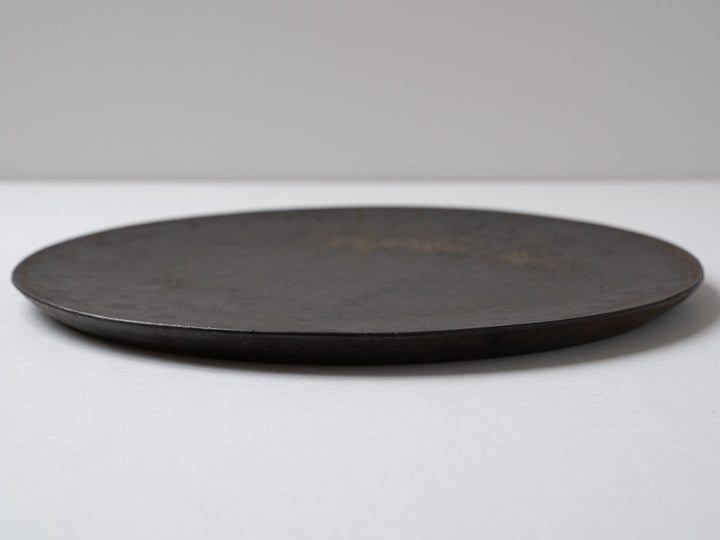 Brown Glazed 27cm Plate - Crafted By Hideki Yamamoto
