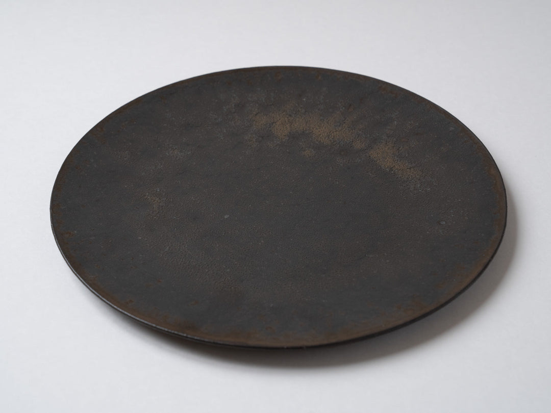 Brown Glazed 27cm Plate - Crafted By Hideki Yamamoto