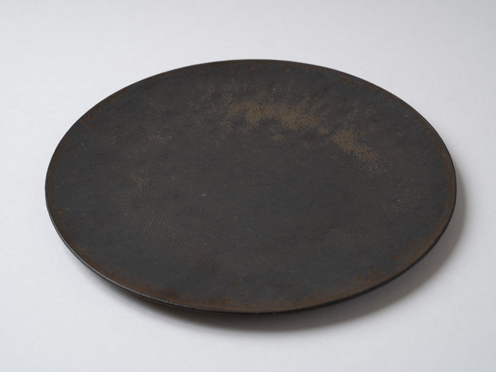 Brown Glazed 27cm Plate - Crafted By Hideki Yamamoto