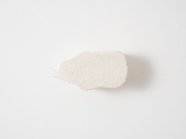 Polar Bear Egg Stand — Hand-Painted Japanese Pottery by Ryo Makita