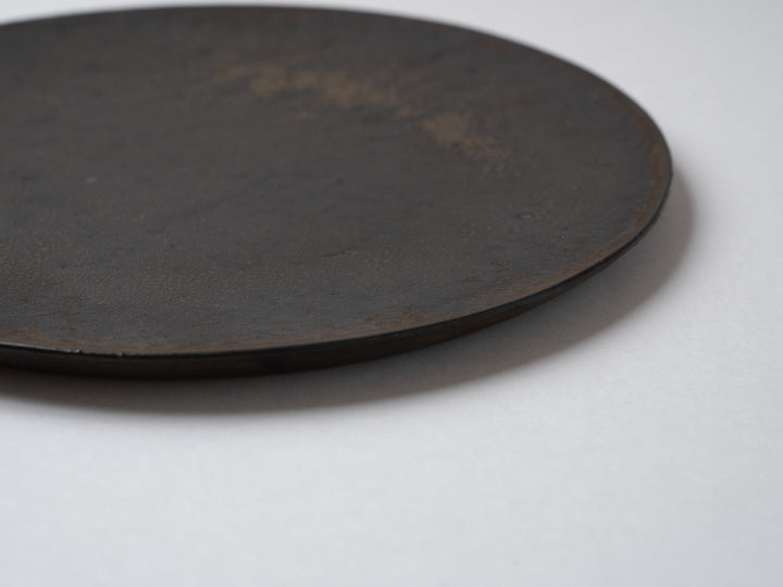 Brown Glazed 27cm Plate - Crafted By Hideki Yamamoto