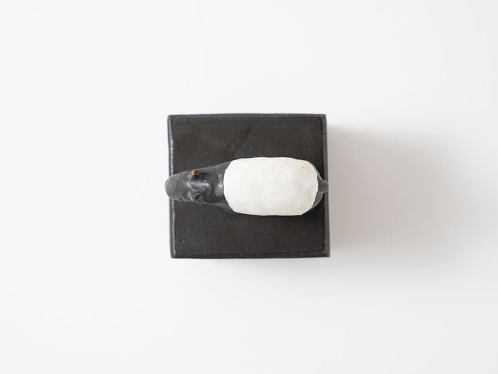 Tapir Cube Object — Hand-Painted Japanese Pottery by Ryo Makita