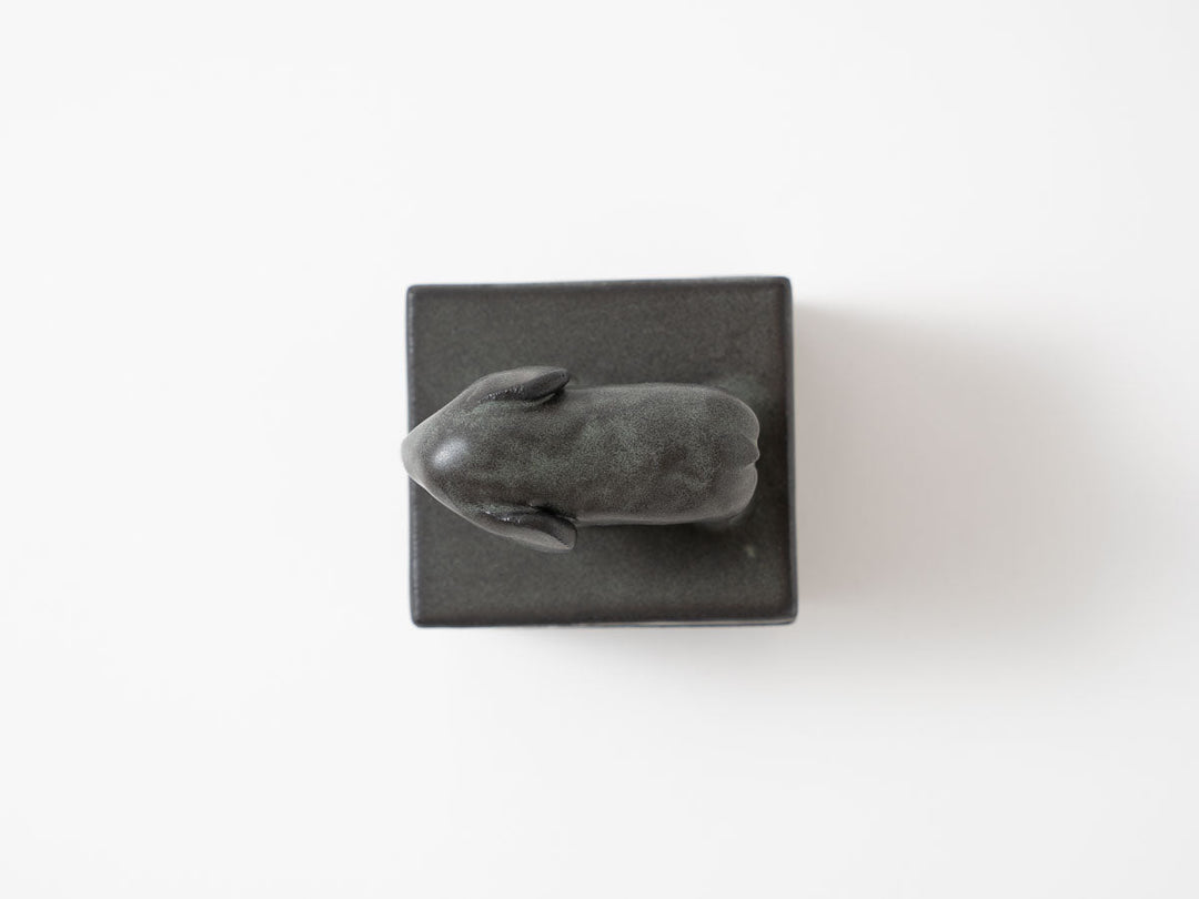 Elephant Cube Object — Hand-Painted Japanese Pottery by Ryo Makita