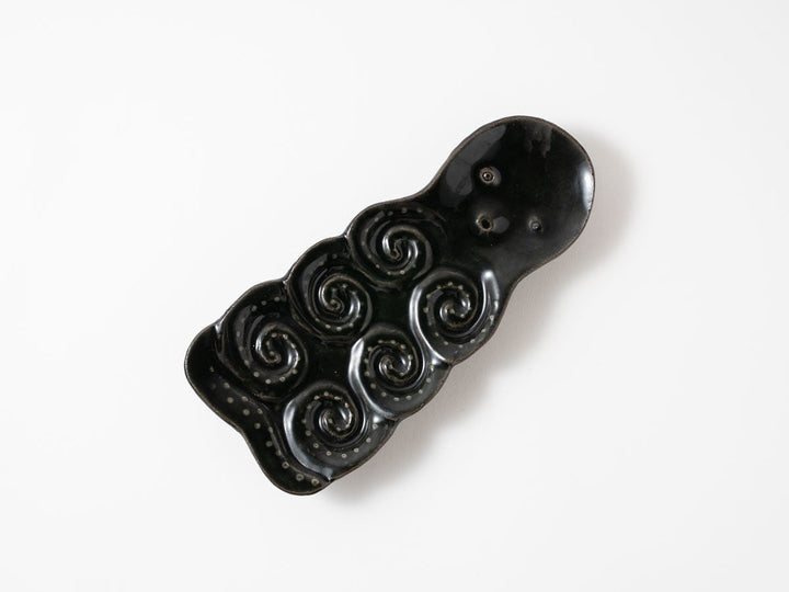 Takoyaki Party Plate, Black — Ryo Makita