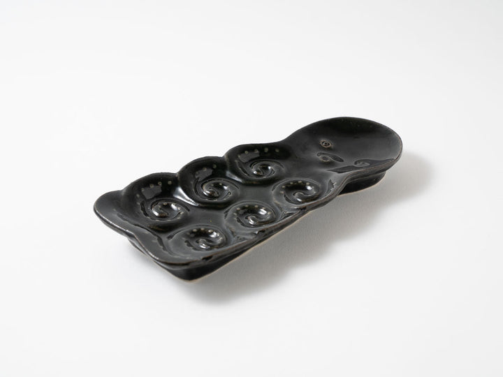 Takoyaki Party Plate, Black — Ryo Makita