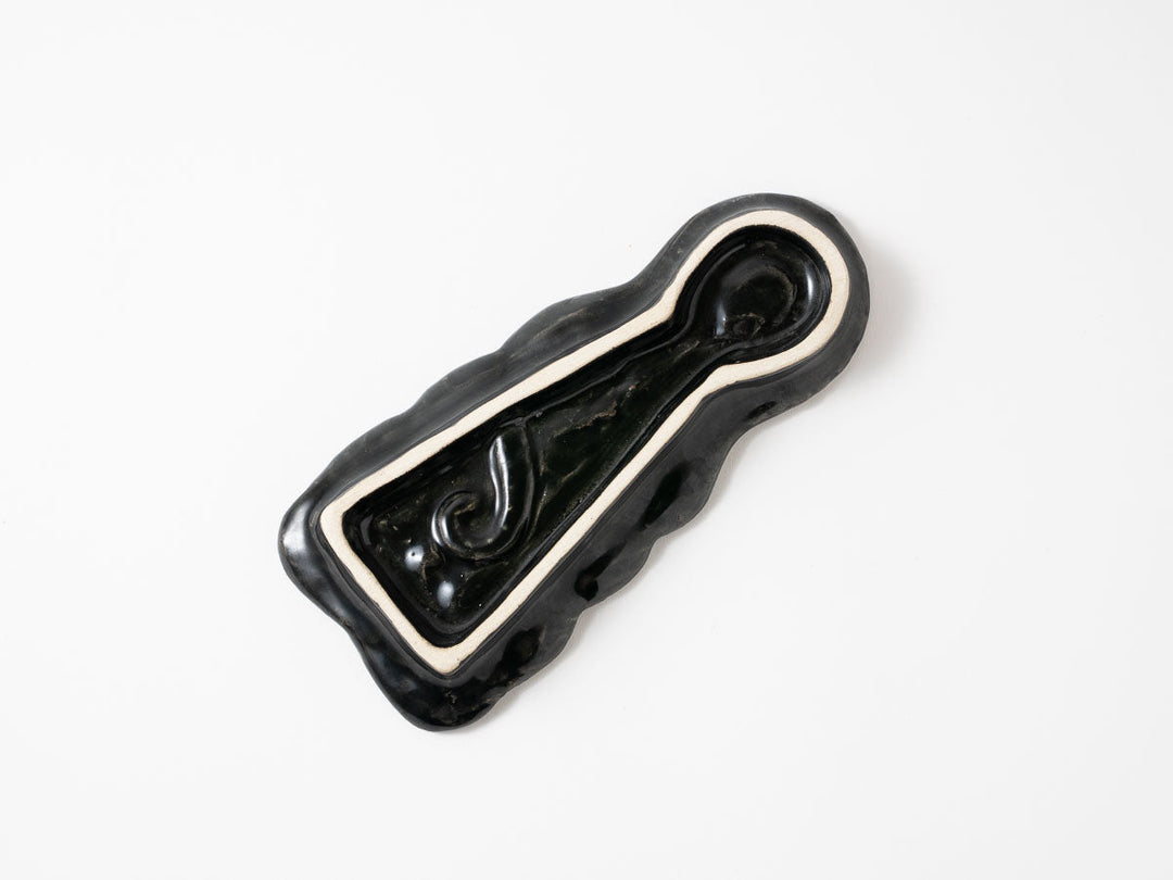 Takoyaki Party Plate, Black — Ryo Makita