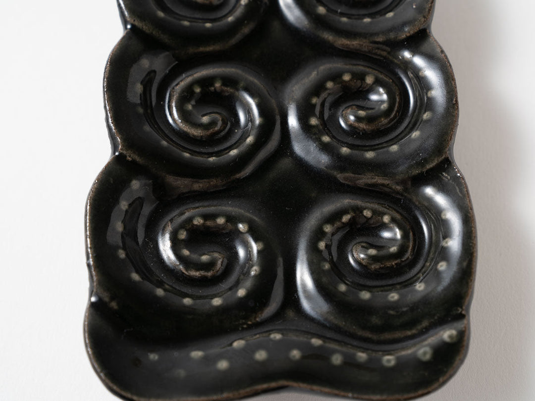 Takoyaki Party Plate, Black — Ryo Makita