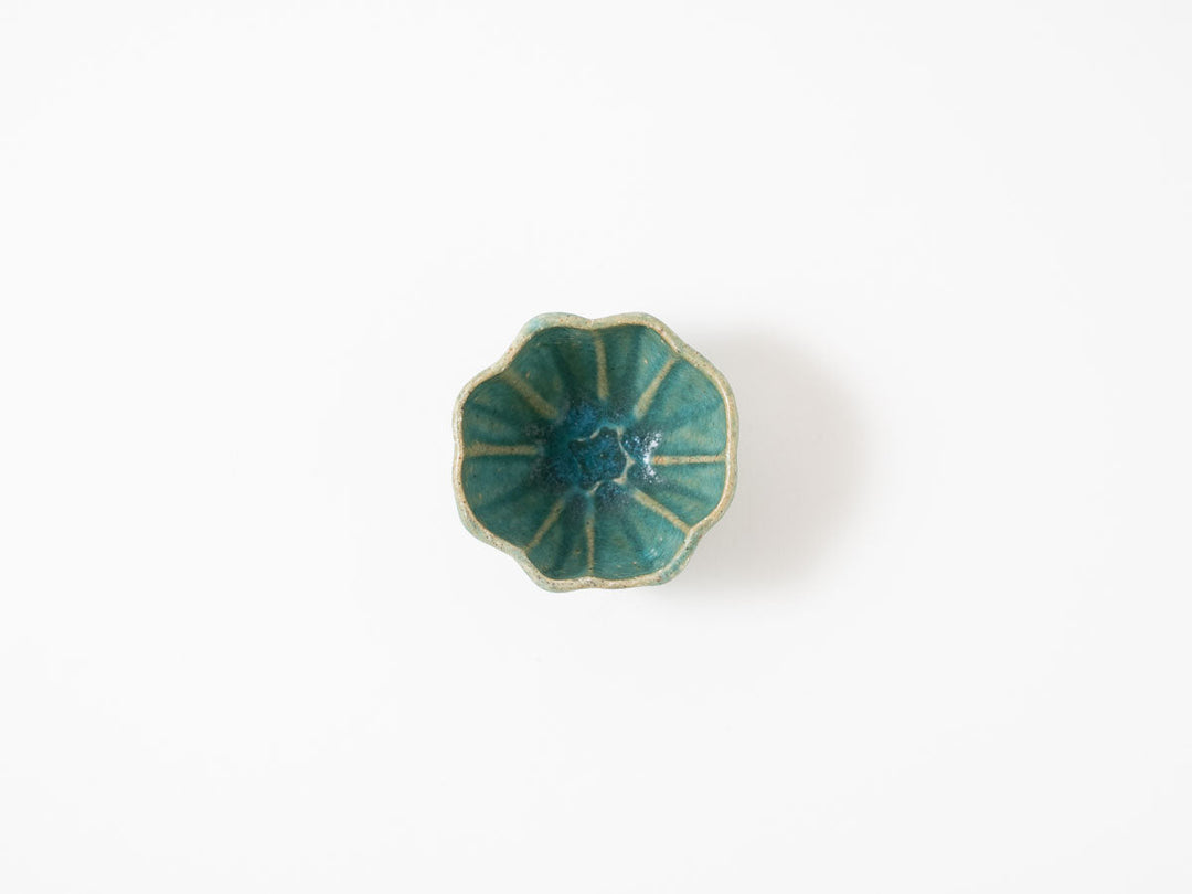 Flower Small Bowl (Blue) - Crafted By Jun Fujiwara