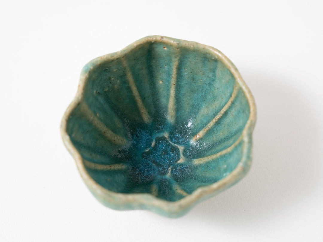 Flower Small Bowl (Blue) - Crafted By Jun Fujiwara