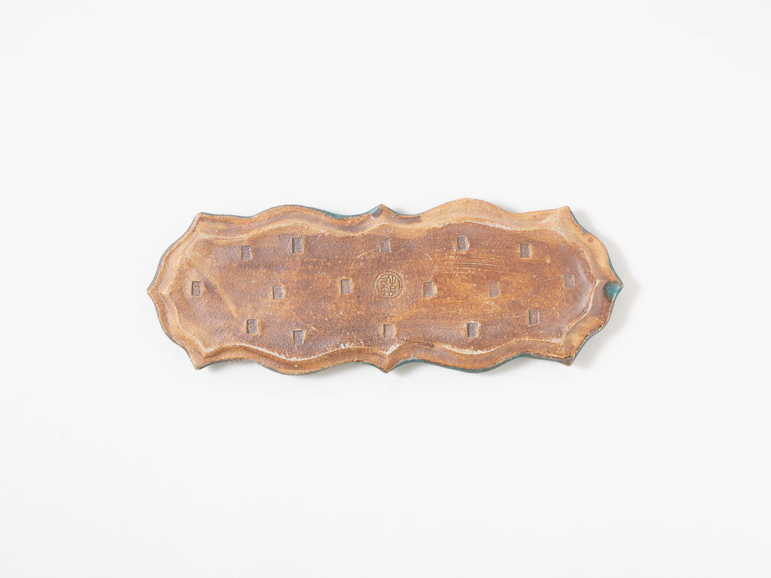Tongari Long Rectangular Plate S (Blue) - Crafted By Jun Fujiwara