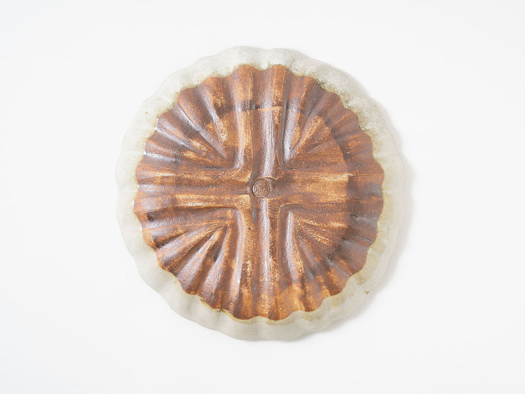 Rinka Plate L (White & Black) - Crafted By Jun Fujiwara