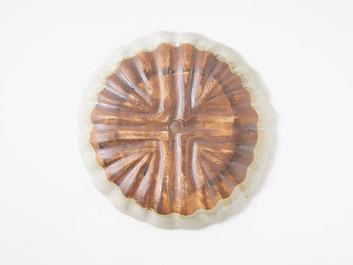 Rinka Plate L (White & Black) - Crafted By Jun Fujiwara