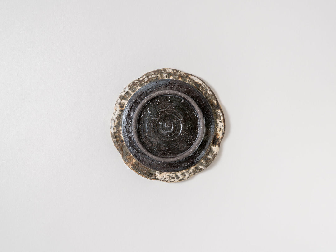 Mud Colored 4-Sun Plate - Crafted By Yuichi Hirai