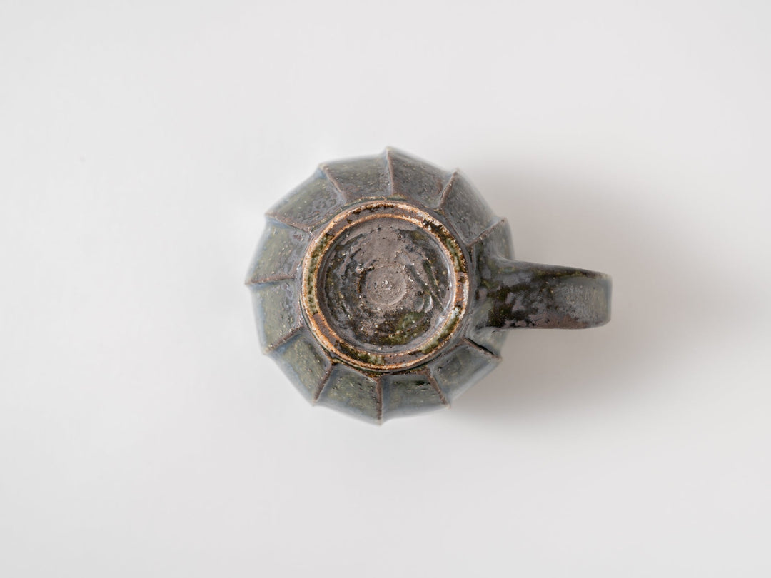 Gray-Blue Faceted Mug - Crafted By Taizo Yamamoto