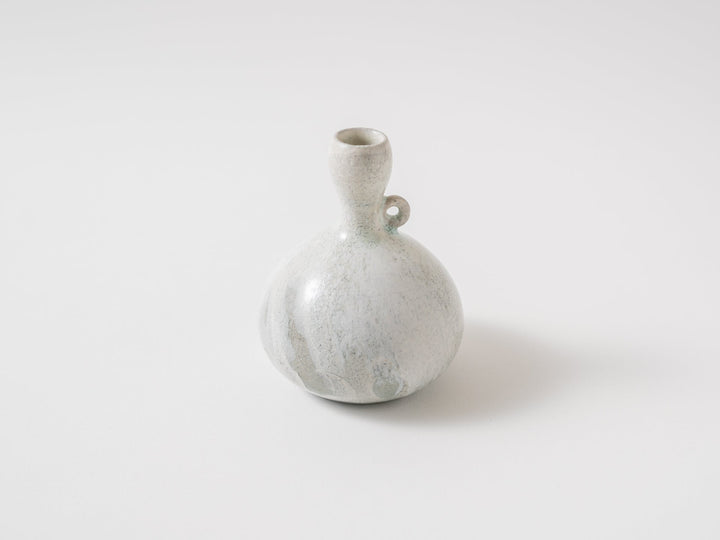 Flower Vase Ash Glazed - Crafted By Kazuya Murao