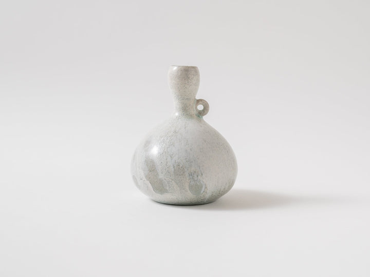 Flower Vase Ash Glazed - Crafted By Kazuya Murao
