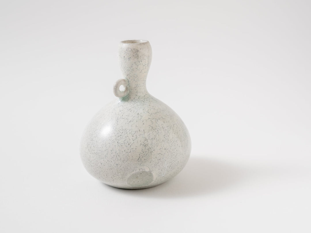 Flower Vase Ash Glazed - Crafted By Kazuya Murao