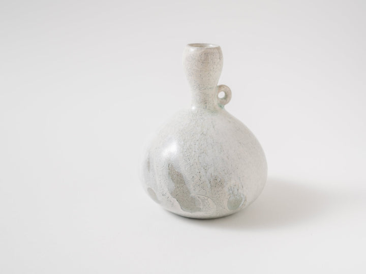 Flower Vase Ash Glazed - Crafted By Kazuya Murao