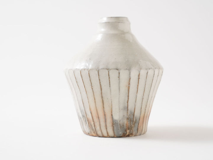 Bottle Vase White (Event Assortment) - Crafted By Furutani Pottery