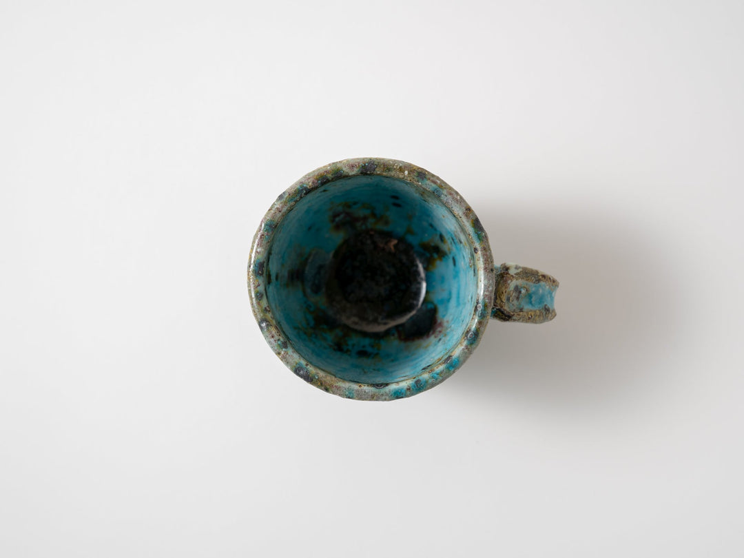 Blue Mug Cup - Crafted By Shinichi Kozuji