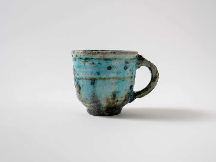 Blue Mug Cup - Crafted By Shinichi Kozuji