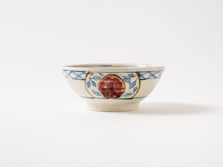 Rice Bowl (Peach Pattern) - Crafted By Maki Higuchi