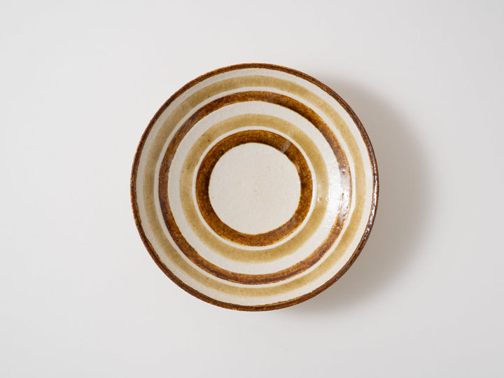 Ring Line 5.5-Sun Plate (Amber Yellow Mulberry) - Crafted By Kanae Nomura